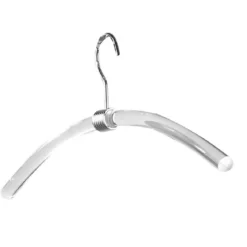 Sheer gruccia appendiabiti in metacrilato trasparente h17 l47 cm
