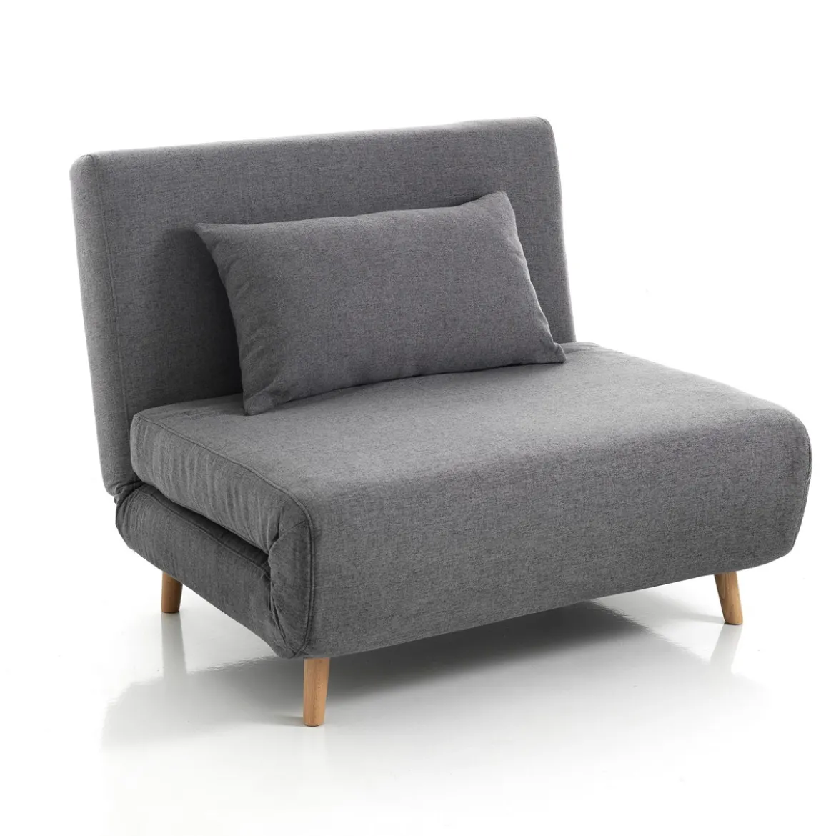 Shift grey poltrona letto tessuto grigio cm l100 p85 h80 letto cm l100 p190 h27