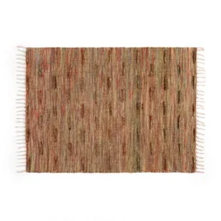 Sibu small tappeto rettangolare ursula small in juta e cotone multicolore per interno/esterno 130x90 cm