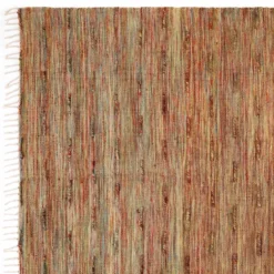 Sibu tappeto rettangolare ursula in juta e cotone multicolore per interno/esterno 230x160 cm
