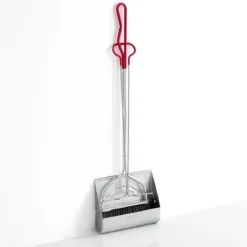 Smilly set pulizia paletta e scopa metallo galvanizzato scopa h99 l27 paletta h75 l30 p24