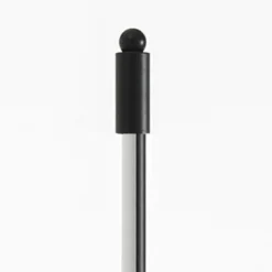 Stelo lampada da terra led in alluminio nero opaco d20 h150 cm