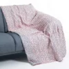 Tangle 2 plaid cotone colore grigio e rosa 100% cotone 135 x 190 cm