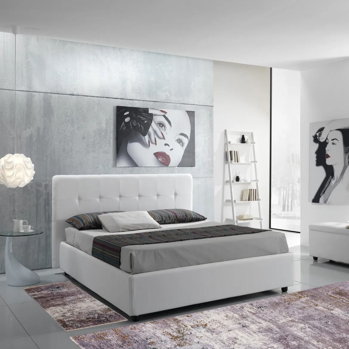 Tappeto bagno / scendiletto galaxy in polipropilene intagliato a mano 60 x 110 cm