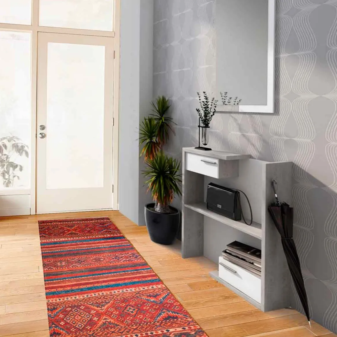 Tappeto corsia cm 57 x 180 anallergico antiacaro antiscivolo