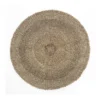 Tappeto rotondo BRAHMI SMALL in Seagrass per interno/esterno, d100 cm