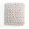 Tender cuscino bianco avorio con imbottitura interna 40x40 cm