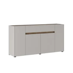 Tonya cashmere madia finitura cashmere 4 ante 1 cassetto h85 l172 p395