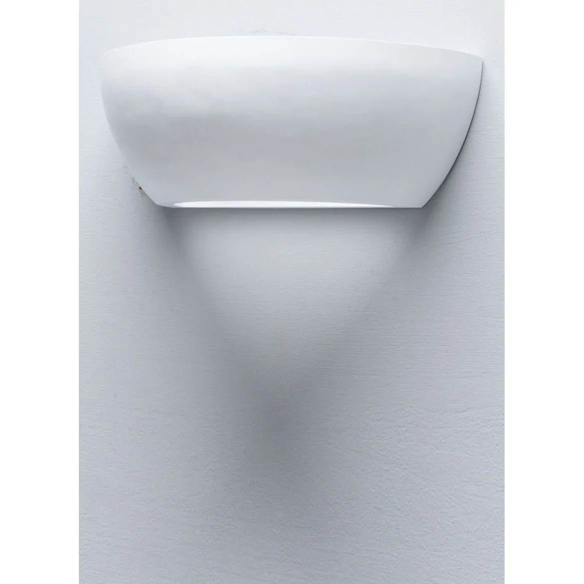Venezia applique in ceramica bianca 31.5x16 h11cm