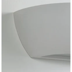 Venezia applique in ceramica bianca 31.5x16 h11cm