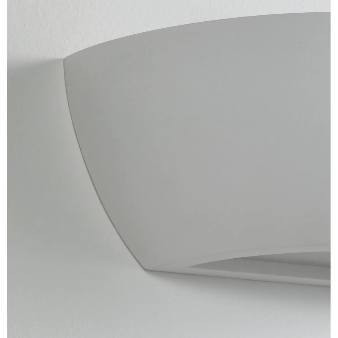 Venezia applique in ceramica bianca 31.5x16 h11cm