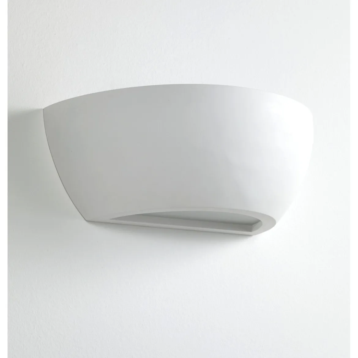 Venezia applique in ceramica bianca 31.5x16 h11cm