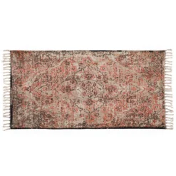 Volva tappeto bagno / scendiletto cotone 100% con nappe 110x60 cm