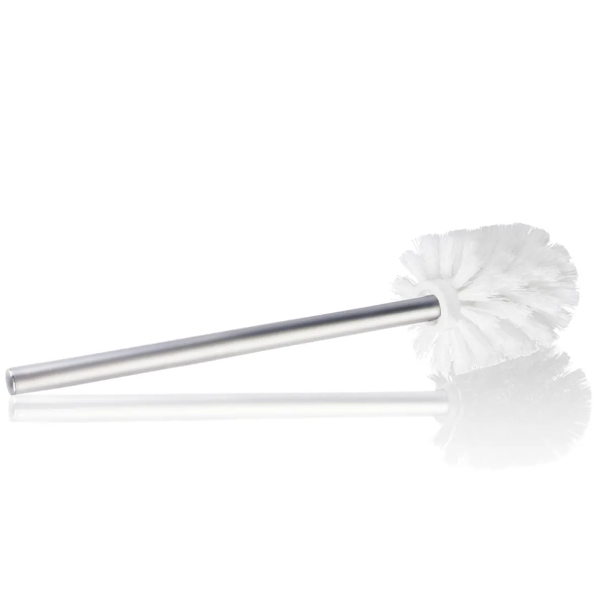 Wave portaspazzolino toilette poliresina bianca opaca d9.4 h37.5 cm