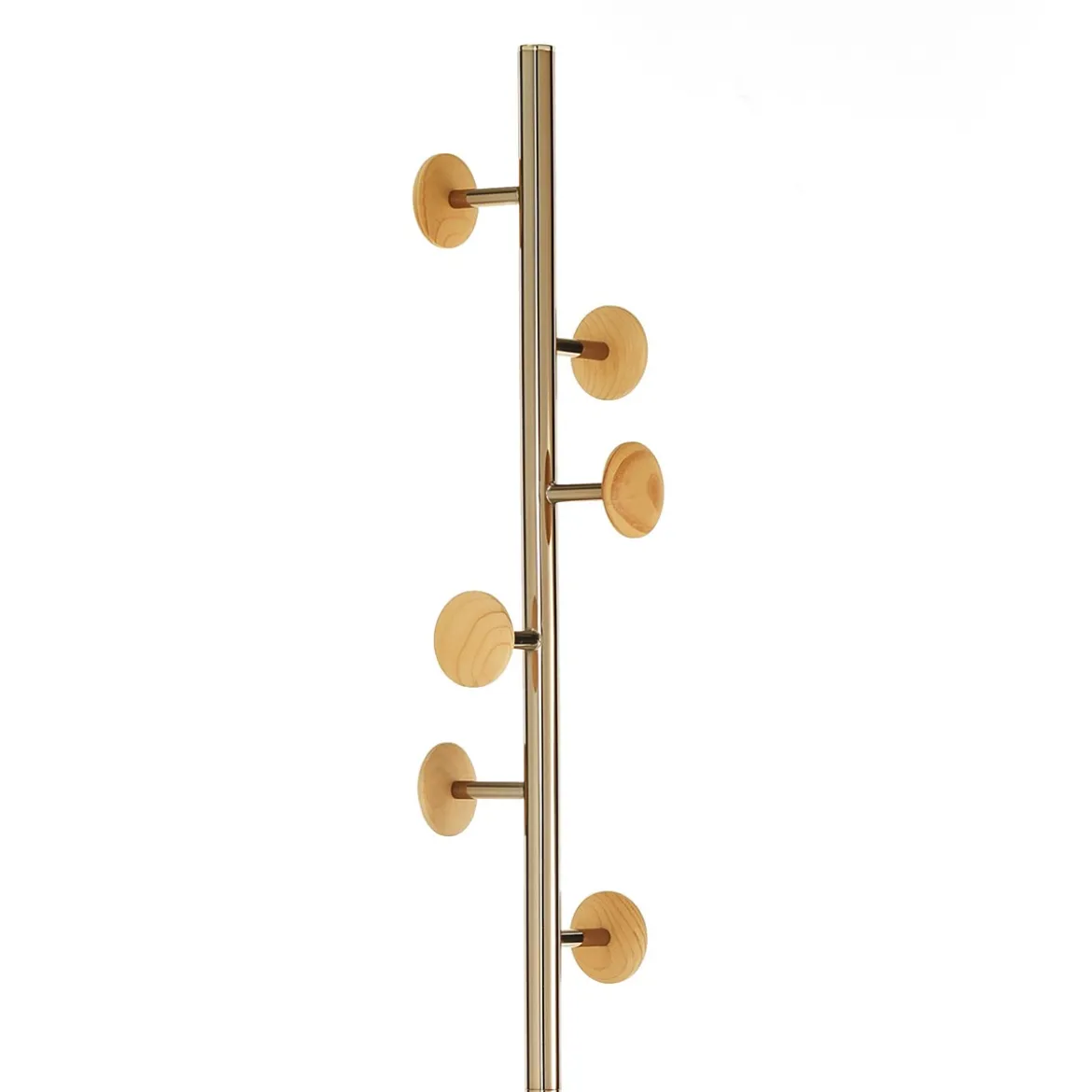 Wells-b gold appendiabiti porta ombrelli acciaio verniciato oro rosa lucido rose gold h180 d28