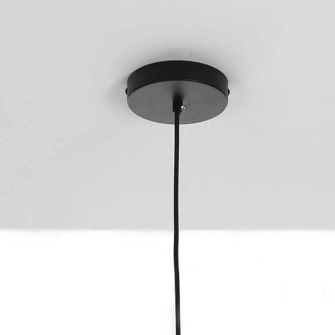 Wien b lampadario rivestito in tessuto colorato grigio bianco e paglia di vienna cn cavo regolabile d39 h46 cm