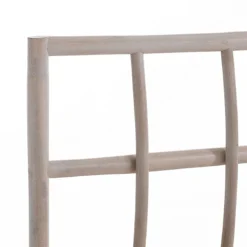 Yanni basamento centrale in rattan sbiancato per 1 elemento kamar 80x80xh70 cm