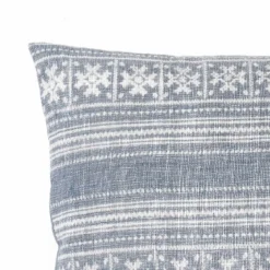 Yara grey cuscino colore grigio 100% cotone made in india 52x52 cm