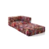 Yara high poltrona / chaise longue composizione 31 rivestimento cotone 100% patchwork multicolore 80x80xh60 cm