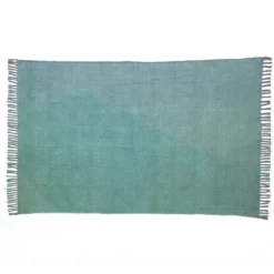 Yara light blue tappeto light blue programma cotone 100% azzurro con nappe 195x115 cm