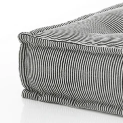 Yara lines elemento angolare rivestimento cotone bianco dimensioni l80 p80 h40 cm seduta l60 p60 h20
