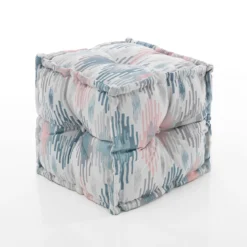Yara pastel pouf outdoor programma kamar - outdoor tessuto waterproof cm. 45 x 45 x 45