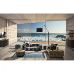 Yara white elemento angolare in cotone bianco con disegni decorativi artigianali 80x80x40 cm
