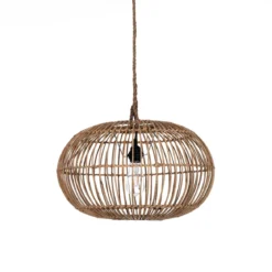 Yvon lampadario in rattan cm. d. 51 x h.30