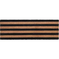 Zee zerbino runner in fibre di cocco e pvc antiscivolo fantasia zee cm 40x120x2